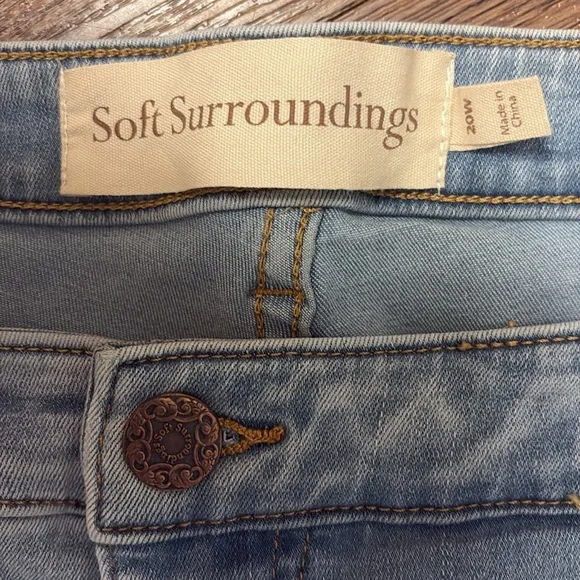 Light Blue Women's Jeans - Picture 2 of 4